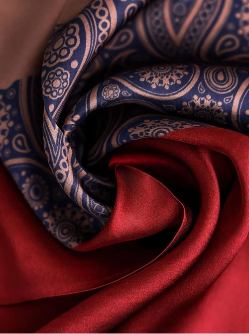 Apaszka Jedwabna, Paisley, 65 cm x 65 cm,  AP11938-07