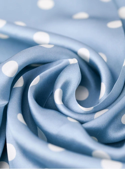 Apaszka Jedwabna, Kropki, 66 cm x 66 cm,  AP11953-07