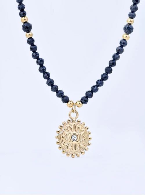 Choker oko proroka, Noc Kairu, stal pozłacana S310597Z00