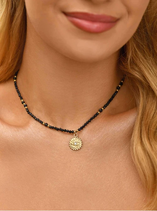 Choker oko proroka, Noc Kairu, stal pozłacana S310597Z00