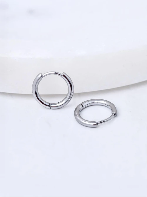 Kolczyki męskie, kółeczka, stal S211569S00