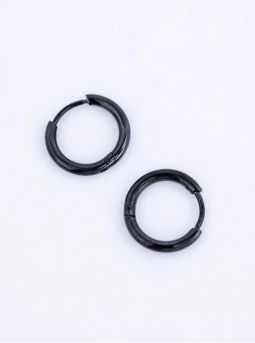 Kolczyki męskie, kółeczka, stal S211570M01