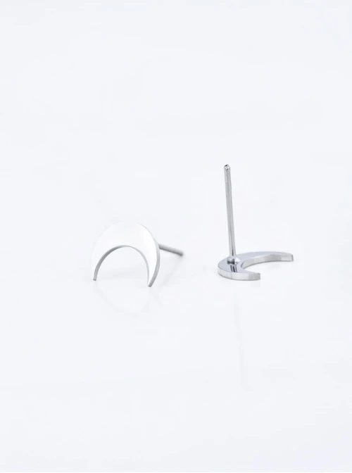 Kolczyki księżyce (0,8cm), stal S210560S00
