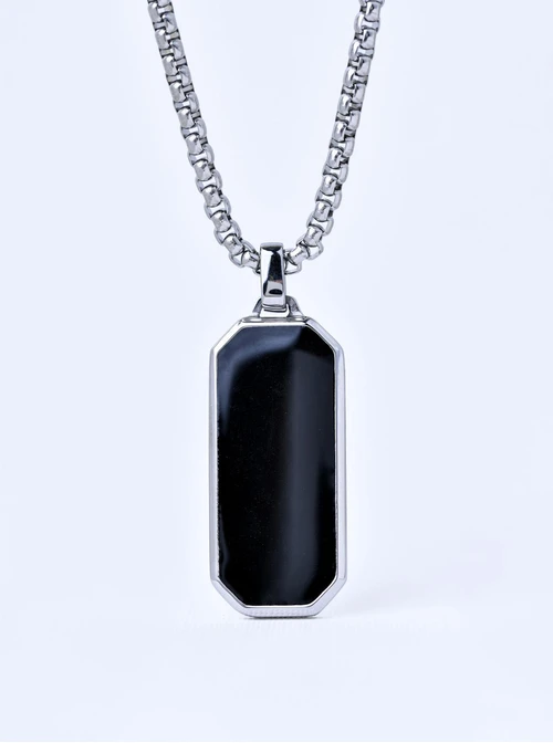 Naszyjnik męski, nieśmiertelnik, stal S311508S00