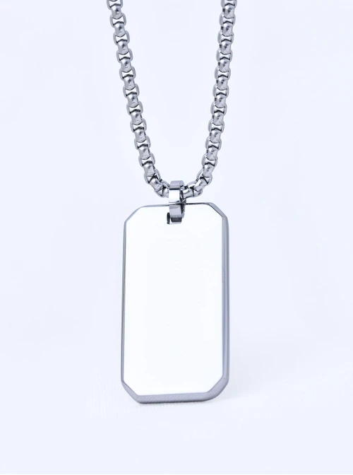 Naszyjnik męski, nieśmiertelnik, stal S311516S00