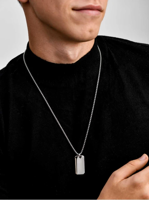 Naszyjnik męski, nieśmiertelnik, stal S311516S00