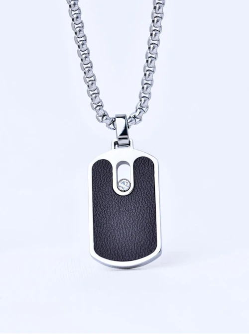 Naszyjnik męski, nieśmiertelnik, stal S311520S00