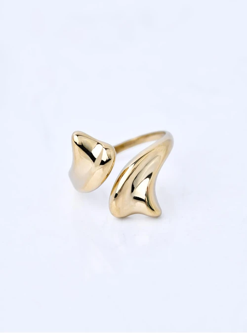 Pierścionek, stal pozłacana S411230Z00