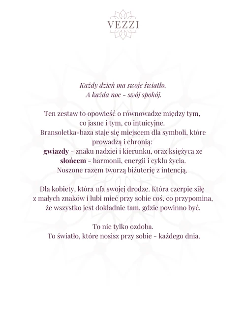 Zestaw Biżuterii Witch's Celestial Ring