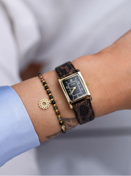 Zegarek Vezzi, panterka, kolor złoty B510809P00