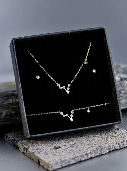Zestaw Biżuterii dla zodiakalnego Byka