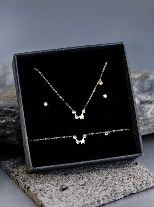 Zestaw Biżuterii dla zodiakalnego Skorpiona