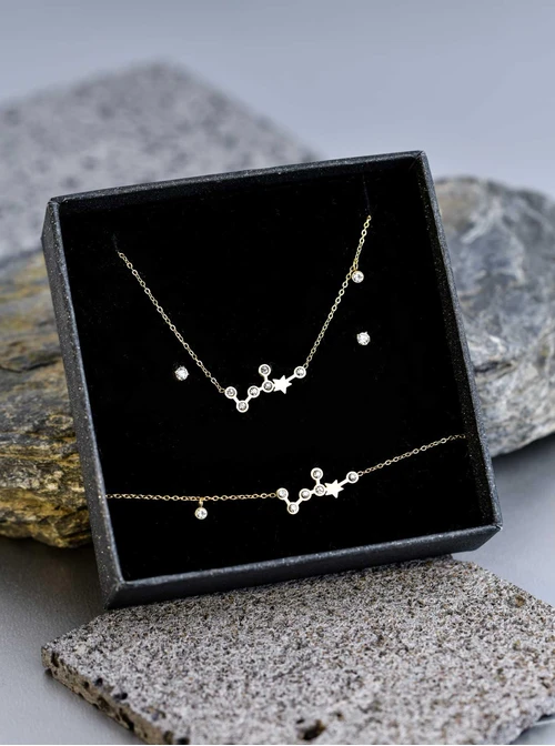 Zestaw Biżuterii dla zodiakalnej Panny
