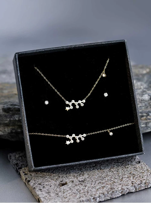 Zestaw Biżuterii dla zodiakalnej Wagi