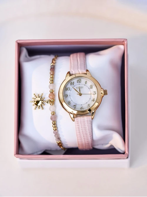 Zestaw Biżuterii z Zegarkiem Metro Style Set