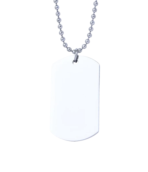 Naszyjnik męski, nieśmiertelnik, stal S310493S00