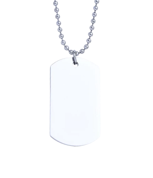 Naszyjnik męski, nieśmiertelnik, stal S310493S00