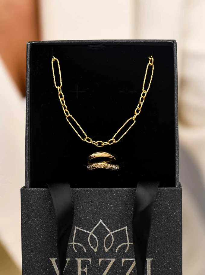 Zestaw Biżuterii Golden Whisper