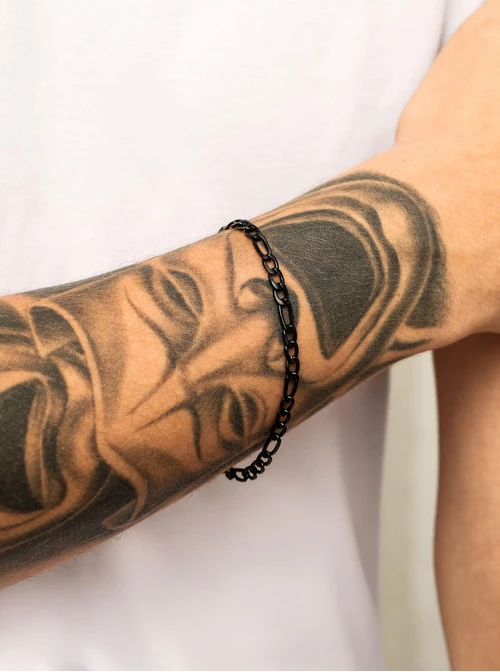 Bransoletka męska, łańcuch, stal S110504M01