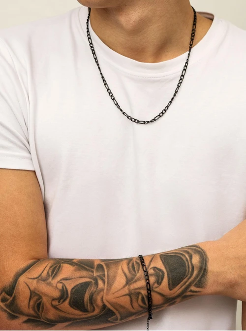 Bransoletka męska, łańcuch, stal S110504M01