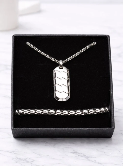 Zestaw Biżuterii Męskiej Timeless Elegance