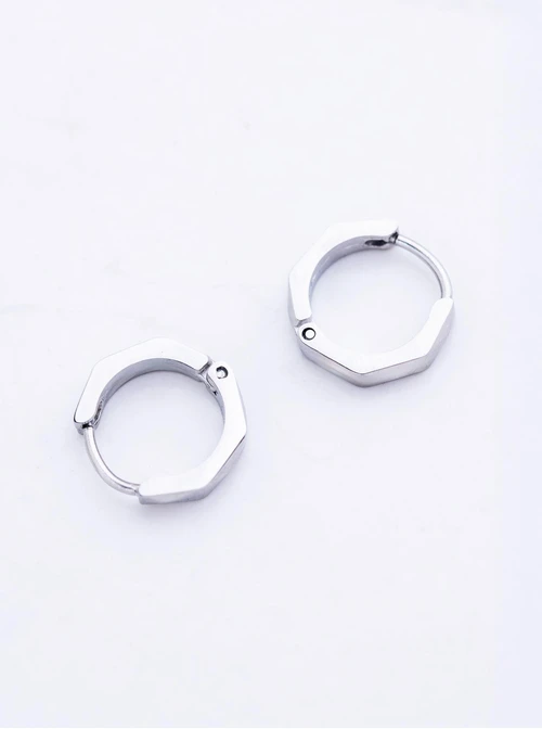 Kolczyki męskie, kółeczka, stal S210537S01