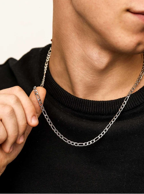 Naszyjnik męski, łańcuch, stal S310502S00