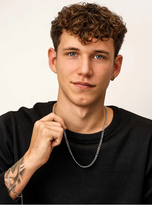 Naszyjnik męski, łańcuch, stal S310502S00