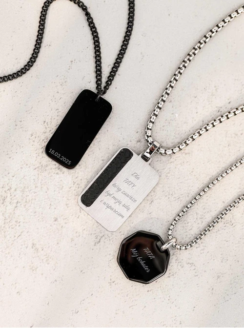 Naszyjnik męski, stal S310497S00