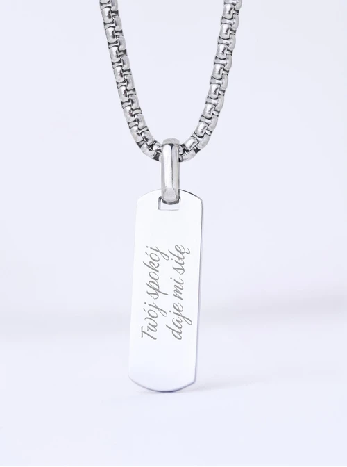 Naszyjnik męski, stal S311489S00