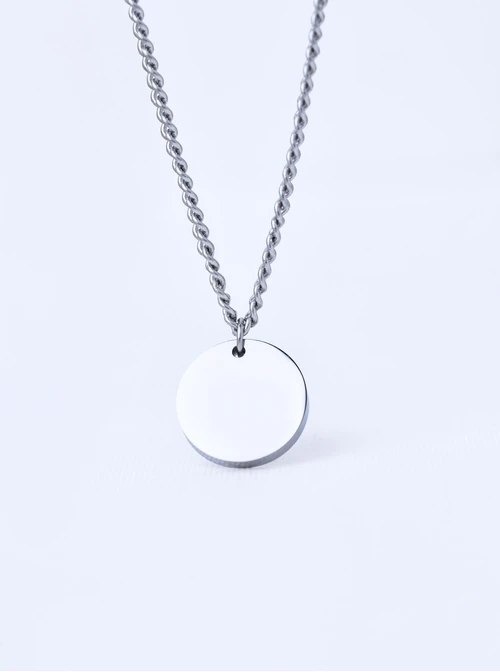 Naszyjnik męski, kółko, stal S310492S00