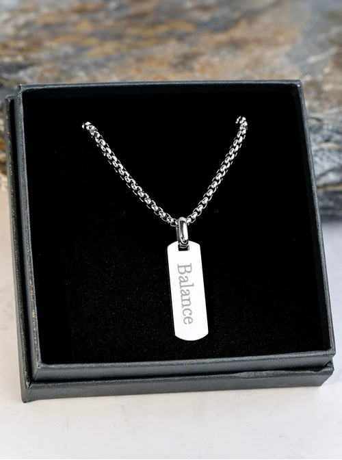 Naszyjnik męski, stal S311489S00