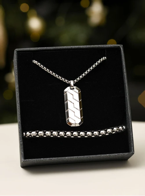 Zestaw Biżuterii Męskiej Timeless Elegance
