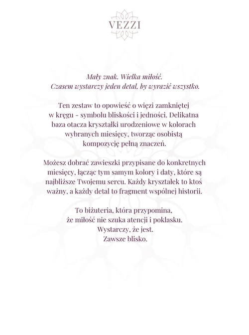 Zestaw biżuterii Matched by Love z możliwością grawerowania Z12872Z00