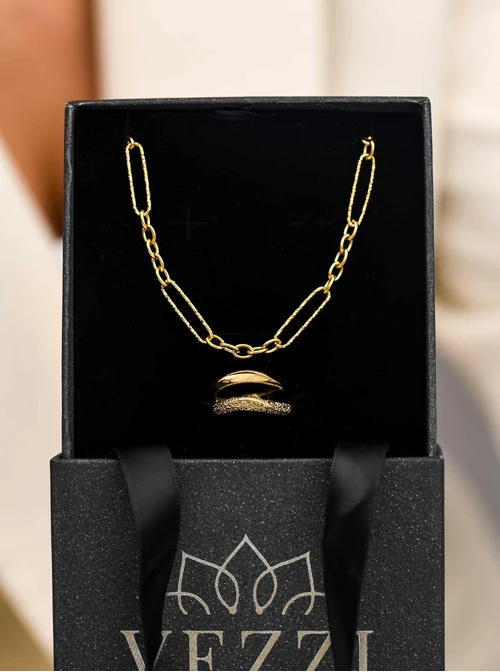 Zestaw Biżuterii Golden Whisper