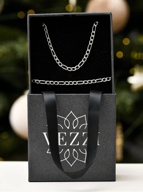 Zestaw Biżuterii Męskiej Steel Resolve