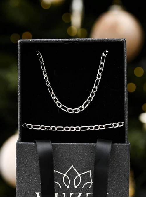 Zestaw Biżuterii Męskiej Steel Resolve