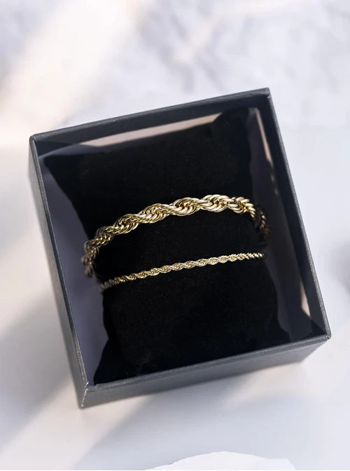 Zestaw bransoletek dla par Heart &amp; Soul