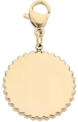 Zawieszka, charms Oko Proroka, stal pozłacana, SC11396Z00