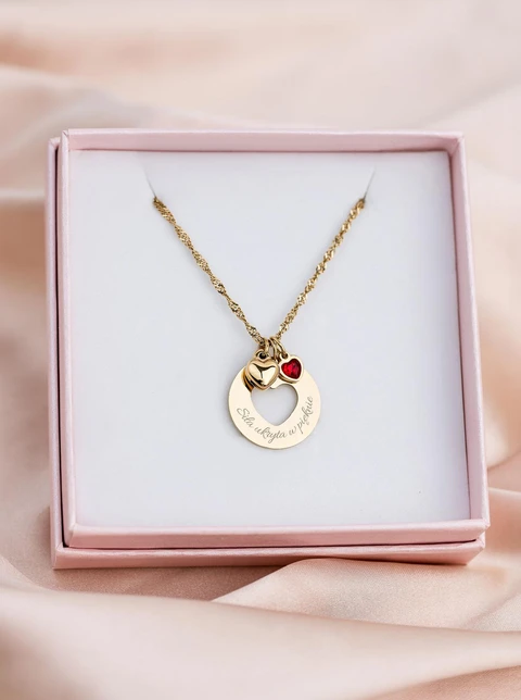 Zestaw biżuterii Divine Her z możliwością grawerowania Z12981Z00