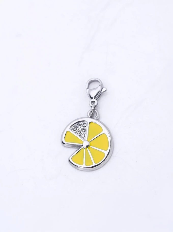 Zawieszka, charms, cytryna, stal SC12739Z00