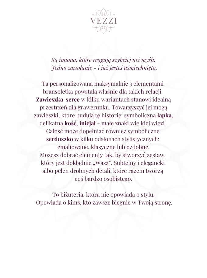 Zestaw biżuterii Dog Lover z możliwością grawerowania Z13016Z00