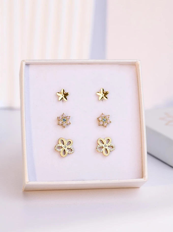 Zestaw Kolczyków Rose Mist