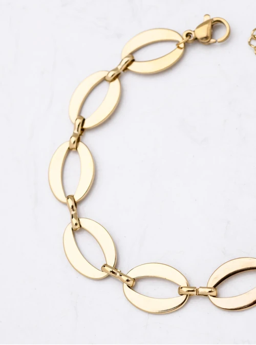 Bransoletka, stal pozłacana S112439Z00