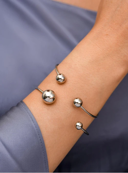 Bransoletka sztywna kulki, stal S112536S00