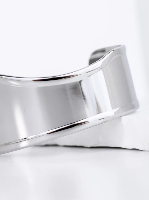 Bransoletka sztywna, nieregularny kształt, stal S112632S00