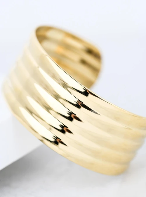 Bransoletka sztywna, stal pozłacana S112617Z00