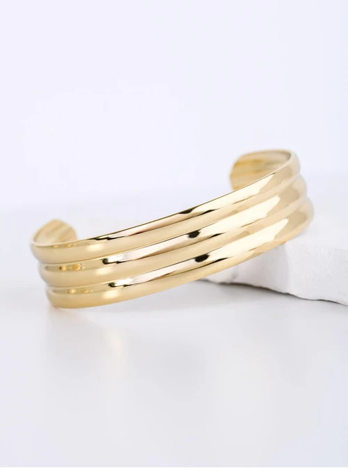 Bransoletka sztywna, stal pozłacana S112619Z00