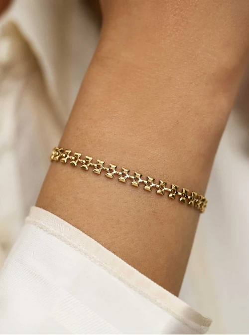 Bransoletka stal pozłacana S112352Z00