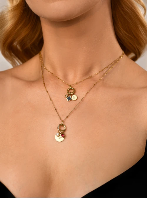 Naszyjnik baza do zawieszek, stal nierdzewna S308081Z00